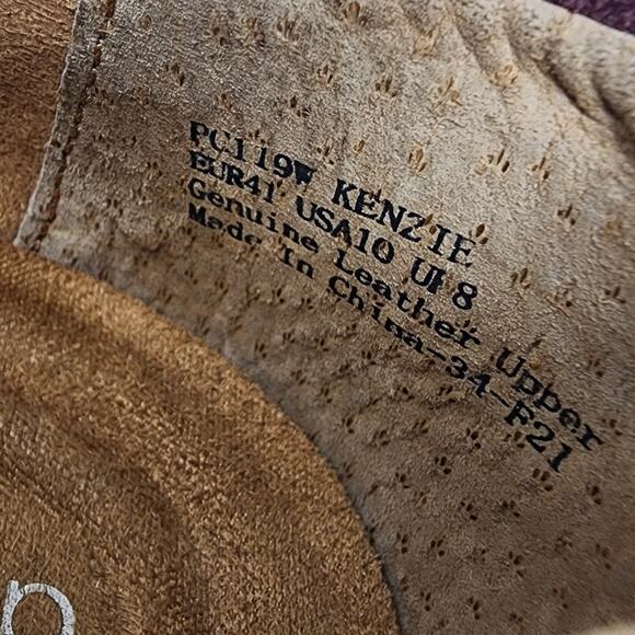 Aetrex Slip-on Comfort Sneakers Women 10M Kenzie Burgundy Leather Snake Texture - Picture 11 of 11